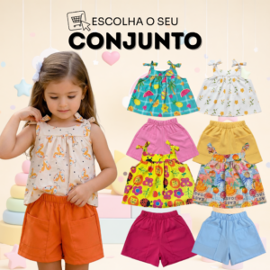 Conjunto Infantil feminino Sofia