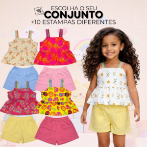 Conjunto Infantil feminino Rafa